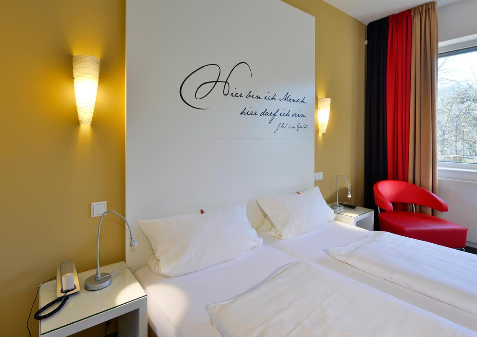 באד ברלבורג Hotel Alte Schule מראה חיצוני תמונה
